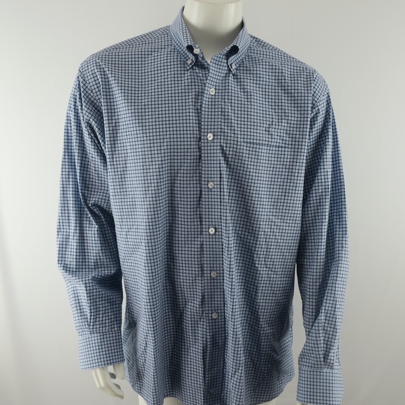 Onward Reserve Button Up Pocket Shirt Mens Large Classic Fit Blue - Picture 1 of 9